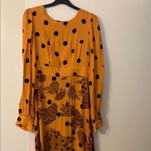 Farm Rio long sleeved maxi dress